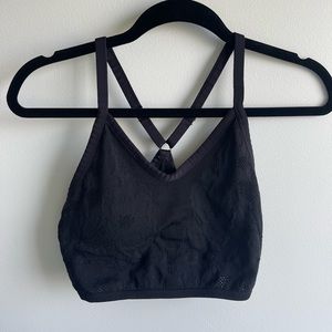 Aerie Seamless Jacquard Padded Longline Bralette Size XL